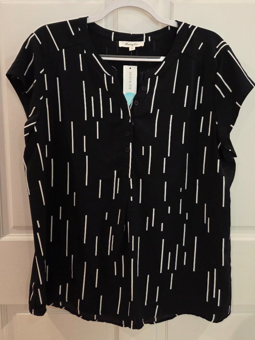 Channing Button Detail Blouse